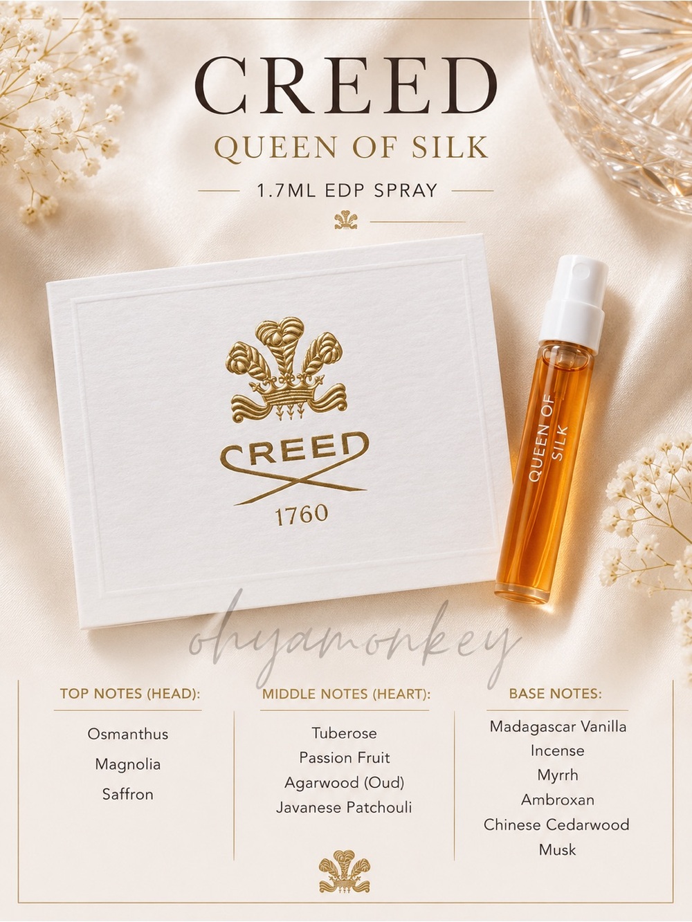 Creed Queen of Silk EDP 1.7ml Sample